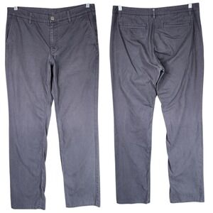 Bonobos Washed‎ Chinos sz 34x34/33 Men Straight Fit Pants Casual Gray Comfort